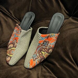 Stylish Multicolor Slip-On Mules